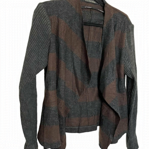 Iris Setlakwe striped wool blend blazer jacket size 14